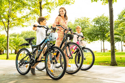 Chillaxx Bike Falcon Premium Mountainbike in 24 und 26 Zoll - Fahrrad für Jungen, Mädchen, Damen und Herren - Scheibenbremse- 21 Gang-Schaltung - Vollfederung (26 Zoll, Schwarz-Lime Disc-Bremse)