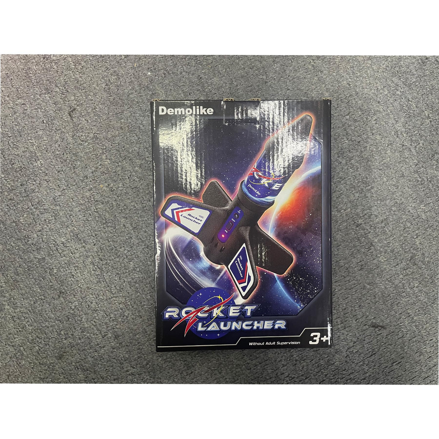 Demolike Raketenwerfer für Kinder, automatischer Start, 200 Fuß Luftrakete, Luftrakete mit Sicherheitsfallschirm und LED, Outdoor-Raketenbausatz, Spielzeug, Geschenke für Kinder im Alter von 5-12