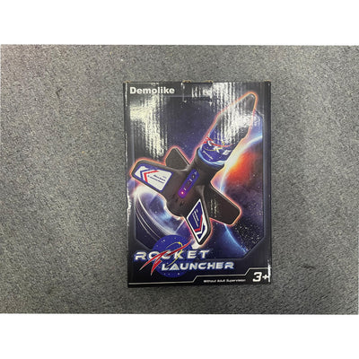 Demolike Raketenwerfer für Kinder, automatischer Start, 200 Fuß Luftrakete, Luftrakete mit Sicherheitsfallschirm und LED, Outdoor-Raketenbausatz, Spielzeug, Geschenke für Kinder im Alter von 5-12