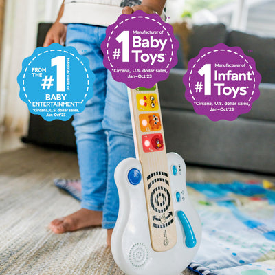 Baby Einstein, Hape, Strum Along Songs Magic Touch Holzspielzeug, Musikspielzeug Gitarre aus Holz, Elektronische Musikinstrumente, Aktivität und Sensorisches Spielzeug für Kinder, ab 6 Monaten