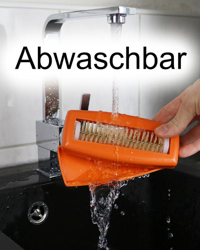 Crumpy Krümelbürste Tischroller Handstaubsauger für Auto Caravan Zuhause (Orange)