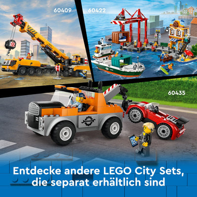 LEGO City Raupenbagger, Spielzeugbagger für Kinder ab 8 Jahren, Bauspielzeug mit Bagger-Modell, baubarer LKW mit Zubehör und 3 Minifiguren 60420