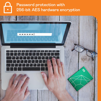 WD My Passport Ultra tragbare Festplatte, 2 TB, 20. Jubiläum, Smaragd-Laufwerk, USB-C, mit Backup-Software und Passwortschutz – WDBJXT0020BGN-WESN