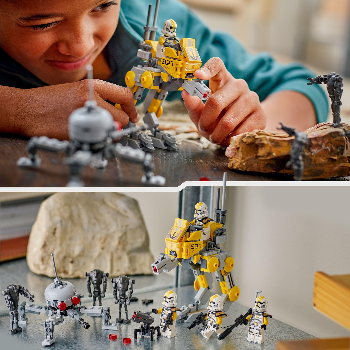 LEGO Star Wars Klonsoldaten des 327. Sternenkorps Battle Pack - Spielzeug für Kinder ab 7 Jahren - Minifiguren zum Bauen und Sammeln - Kreatives Geschenk für Jungen und Mädchen - 75431