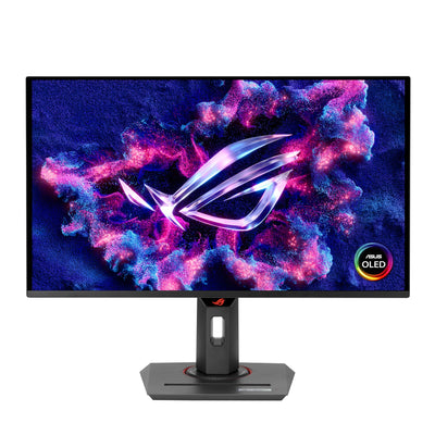 ASUS ROG Strix OLED XG27ACDNG - 27 Zoll WQHD Gaming Monitor - 360 Hz, 0.03ms GtG, G-Sync, FreeSync, AdaptiveSync, DisplayHDR 400 - QD-OLED, 16:9, DP 1.4 DSC, HDMI 2.1, USB-C mit 90W, USB-Hub, Ergo.