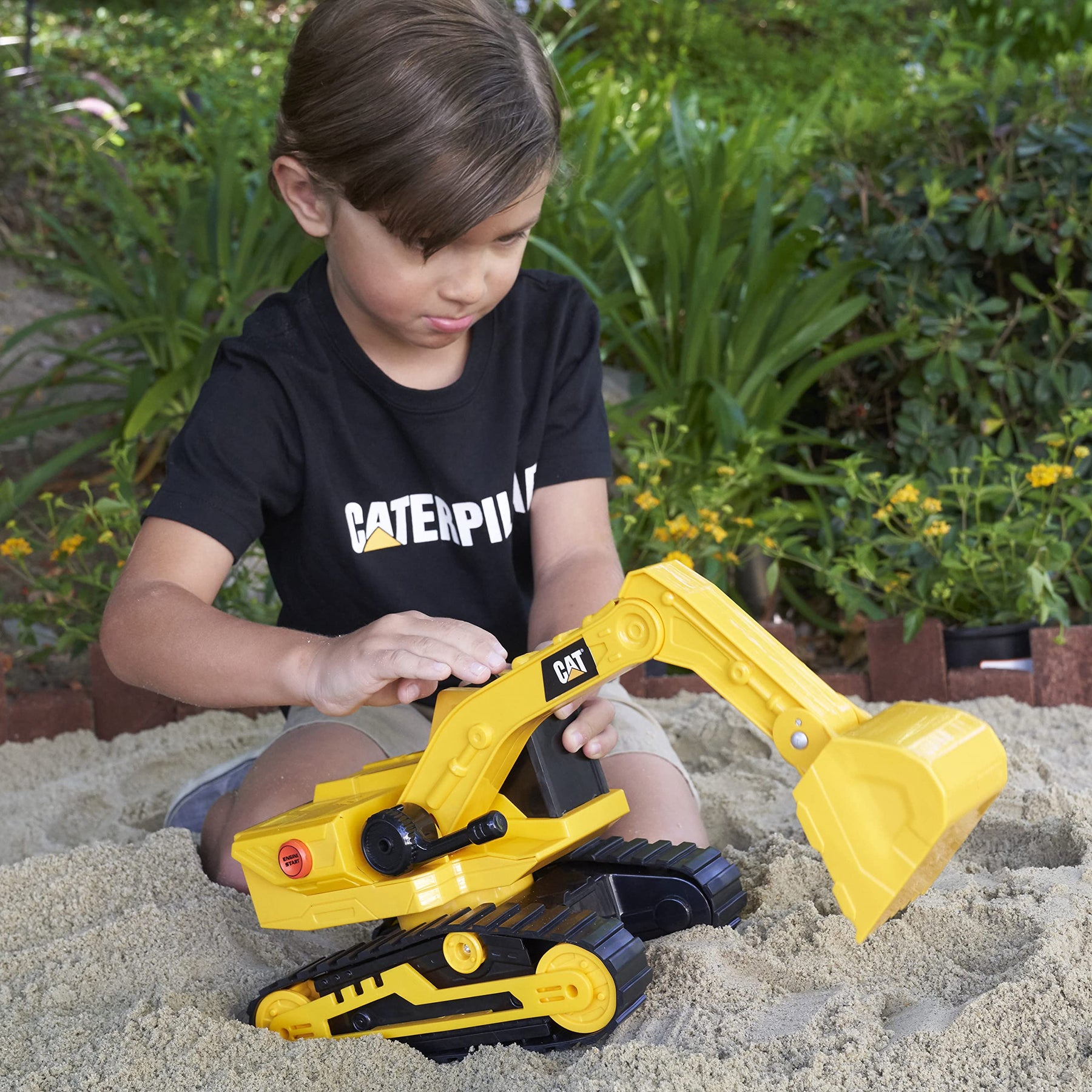 kleiner bagger spielzeug CatToysOfficial | CAT Construction 29,5 cm Power Haulers Bagger Spielz