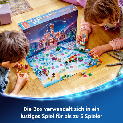 LEGO │ Disney Princess Adventskalender 2024, Bauspielzeug mit 5 Mikro-Spielfiguren, Adventsbauset für Kinder, fantasievolle Geschenkidee für Mädchen & Jungen ab 5 Jahren, Geschenk zu Weihnachten 43253