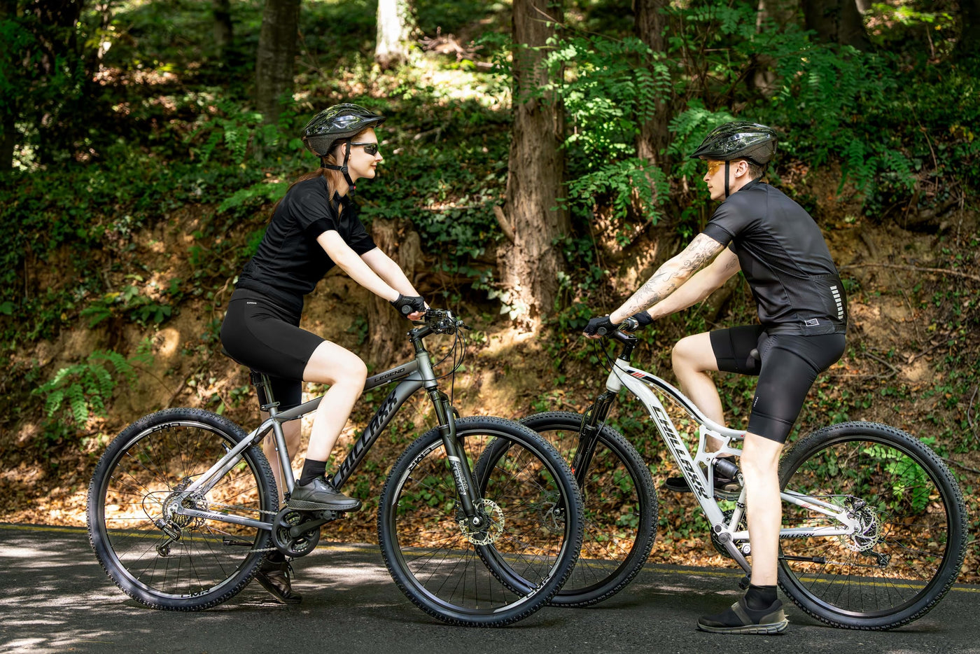 Chillaxx Bike Falcon Premium Mountainbike in 24 und 26 Zoll - Fahrrad für Jungen, Mädchen, Damen und Herren - Scheibenbremse- 21 Gang-Schaltung - Vollfederung (Schwarz-Disc-Bremse, 29 Zoll)