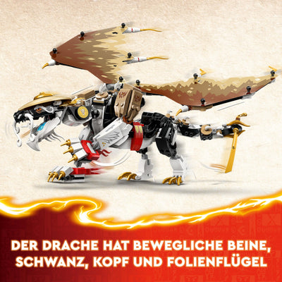 LEGO NINJAGO Egalt der Meisterdrache, Ninja-Set mit Drachen-Spielzeug und 5 Figuren inkl. Lloyd und NYA, Drachenmeister, Geschenk für Jungs und Mädchen ab 8 Jahren 71809
