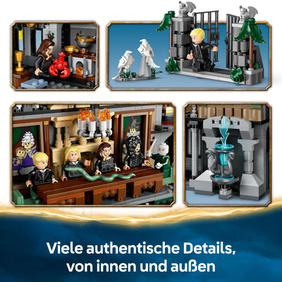 LEGO Harry Potter Landsitz der Familie Malfoy, Fantasy Spielzeug zum Sammeln und Ausstellen, Geschenk für Jungen, Mädchen und Fans der Zauberwelt, Geschenkidee mit 9 Minifiguren 76453