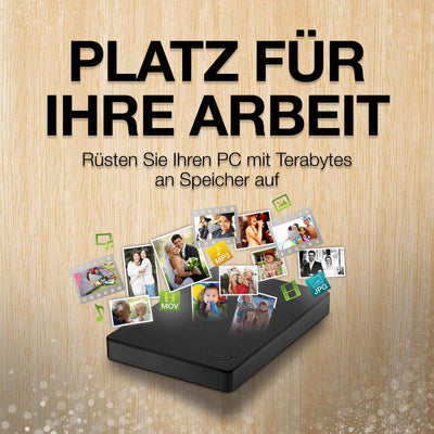 Seagate Portable Drive 1TB tragbare externe Festplatte, 2.5 Zoll, USB 3.0, inkl. 2 Jahre Datenrettungsdienst, Modellnr.: STGX1000400