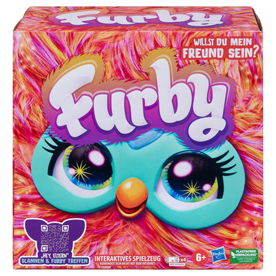 Furby Coral Interaktives Plüschtier – Spricht Deutsch, reagiert auf Stimme, tanzt & leuchtet – 5 Spielmodi, 600+ Reaktionen – Mit Zubehör – Elektronisches Spielzeug ab 6 Jahren