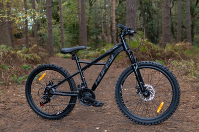 Huffy Korros Mountain Bike 24" - Schwarz 21-Gang Shimano