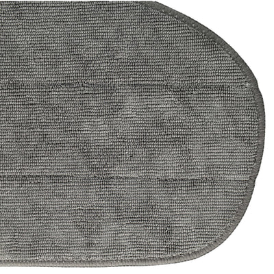 vhbw 2x Wischbezug kompatibel mit Leifheit CleanTenso Dampfreiniger, Dampfmop - Mikrofaser, Grau