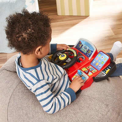 Vtech Abenteuer Lernlenkrad – Interaktives Lenkrad mit LCD-Farbbildschirm, 3 Spielmodi, zahlreichen Lerninhalten und 23 Melodien – Für Kinder von 3-7 Jahren