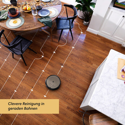 iRobot Roomba i1152 Saugroboter (Staubsauger Roboter), WLAN-fähig mit Zwei Gummibürsten für alle Böden, Individuelle Vorschläge per App, Kompatibilität mit Sprachassistenten, Farbe: Mandel