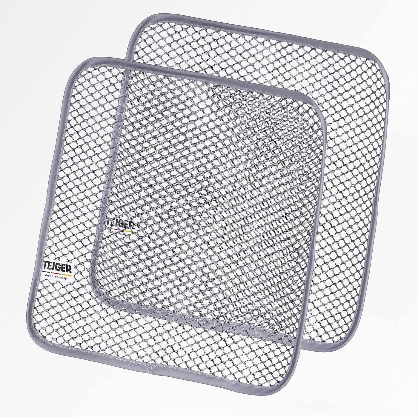 Teiger 2 x Teigreinigungstuch Teigreiniger Teigentferner Netztuch für hartnäckige Verschmutzungen Teigtuch Mesh Spültuch Reinigungstuch Spüllappen Doppelpack