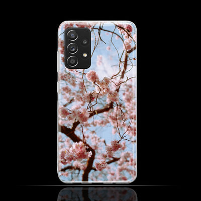 Silikonhülle Case Backcover mit Motiv 3005 Blüten Baum