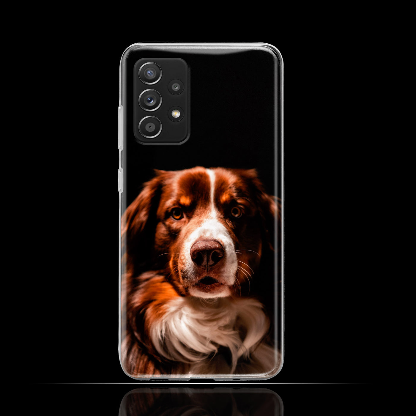 Silikonhülle Case Backcover mit Motiv 3008 Hund