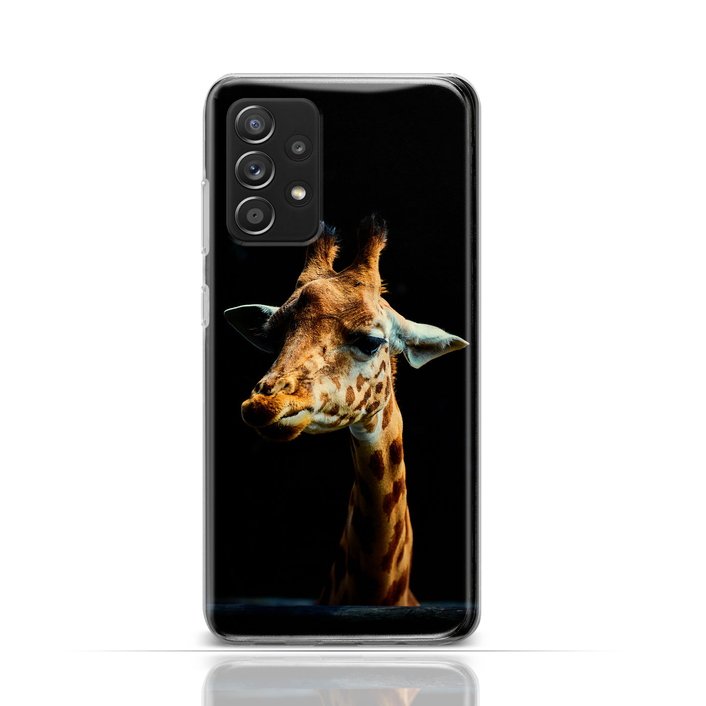 Silikonhülle Case Backcover mit Motiv 3038 Giraffe