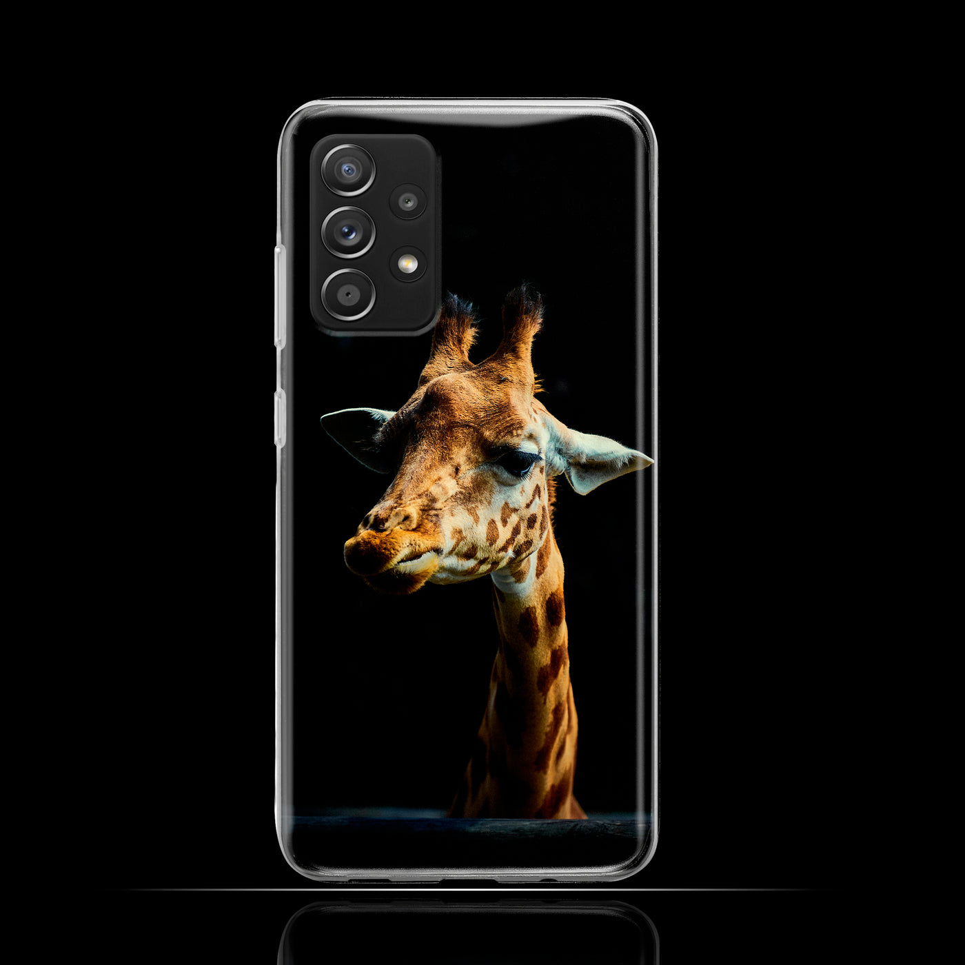 Silikonhülle Case Backcover mit Motiv 3038 Giraffe