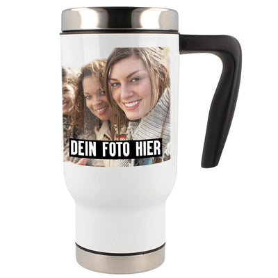 Mugvilla Thermobecher Bedrucken und Personalisieren mit Foto - praktischer Handgriff