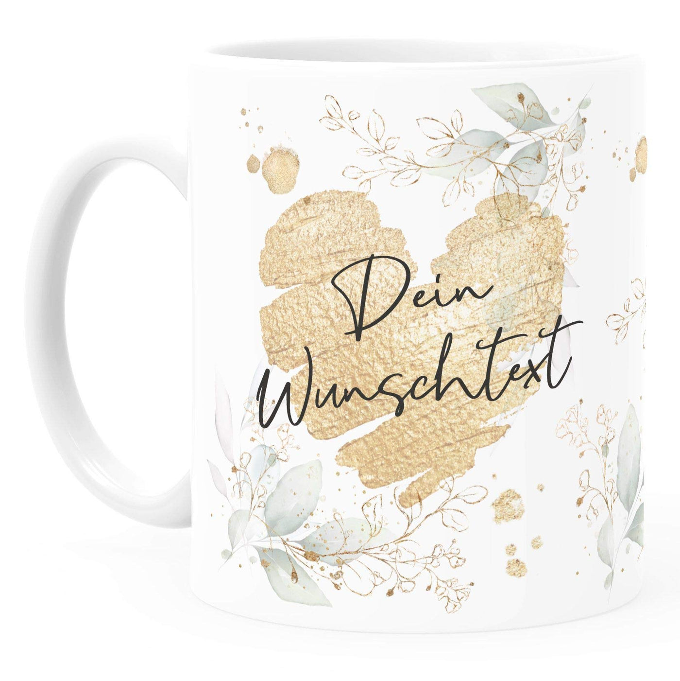 SpecialMe® Kaffee-Tasse [Wunschtext] mit Herz - soziale Berufe, Familie, Freunde kleines Dankeschön Geschenk Danke sagen Personalisiert weiß Keramik-Tasse