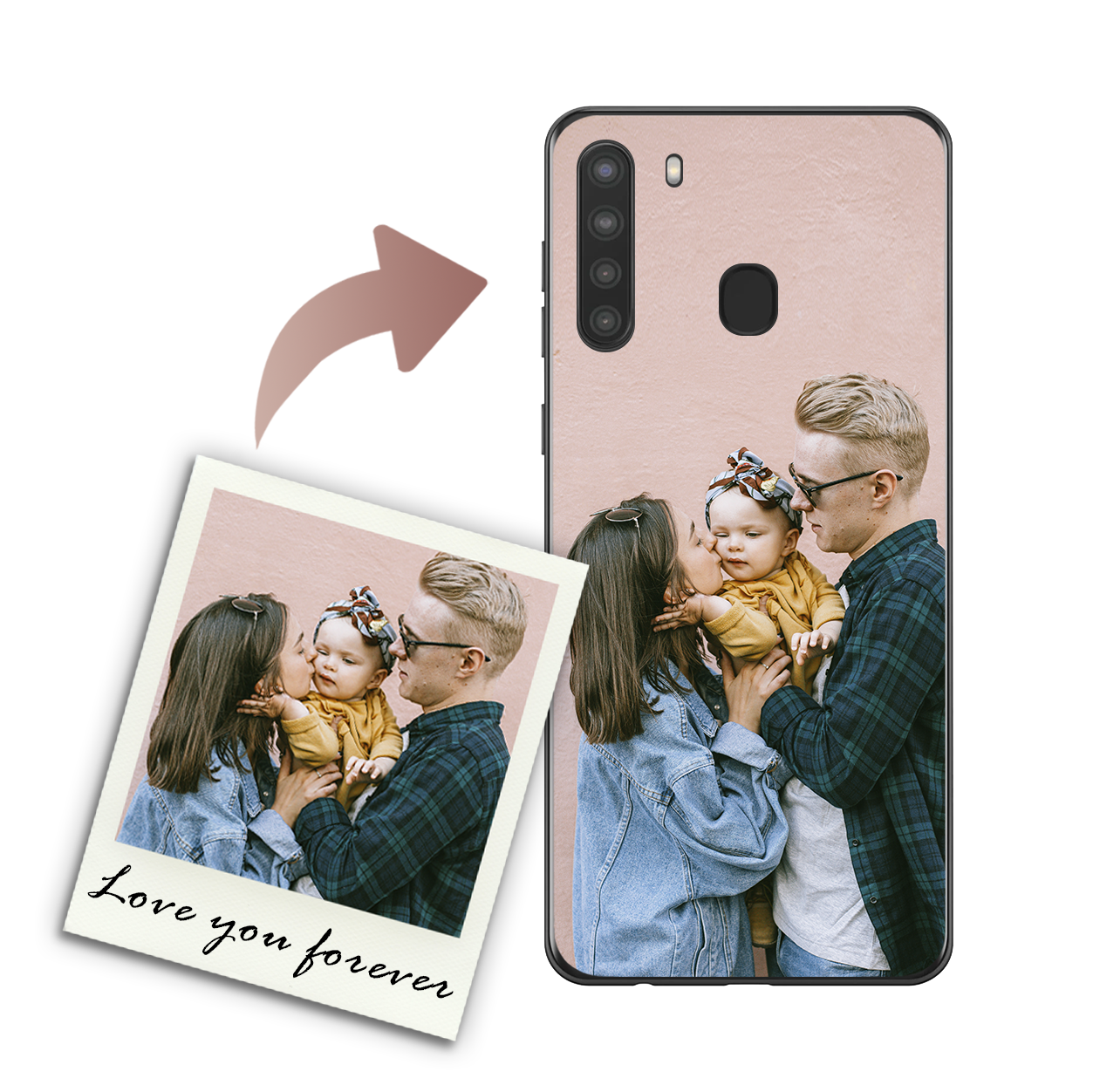 Handyhülle Samsung Galaxy A21 selbst gestalten - Silikon Handyhülle