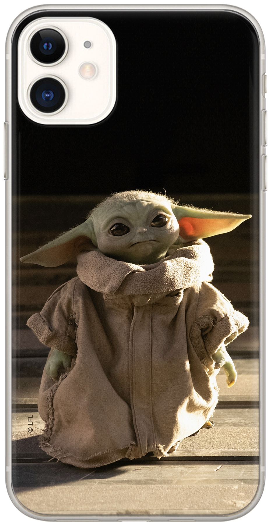 Lizenzhülle Handyhülle für Samsung A7 2018 Hülle mit Motiv Baby Yoda 001 Star Wars