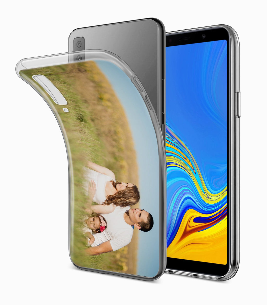 Samsung Galaxy A7 2018 Hülle selbst gestalten mit eigenem Foto