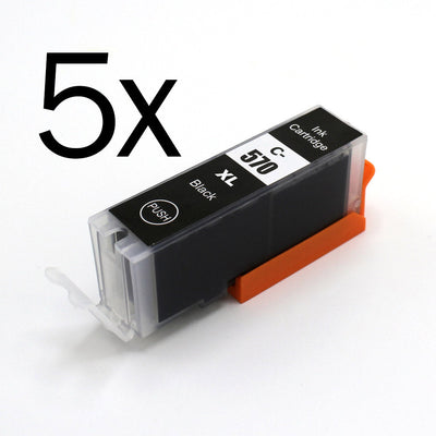 5 Stück Druckerpatrone schwarz kompatibel zu Canon PGI-570BK für den Drucker Canon Pixma TS9055. Mit unserer Eigenmarke Kupri bieten wir euch eine XXL Variante der Druckerpatrone PGI570BK an. Unsere kompatible Druckerpatrone bietet eine sehr hohe Füllmenge und somit eine sehr hohe Druckleistung für denen Canon Pixma TS9055. Sparen Sie mit unserer Kupri PGI570BK Druckerpatrone für den Canon Pixma TS9055 einen großteil Ihrer Druckkosten ein.