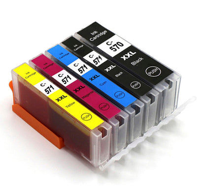 Unser Druckeraptronen Set für deinen Canon MG5760 bestehend aus allen 5 Druckerpatronen. Jede Farbe ist in diesem Set 1 mal enthalten.Günstige kompatible Druckerpatronen für deinen Pixma MG5760.