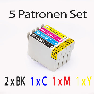5 Stück Druckerpatronen kompatibel zu Epson T0715 für den Drucker Epson Stylus SX600FW. Mit unserer Eigenmarke Kupri bieten wir euch eine XXL Variante der Druckerpatrone T0715 an. Unsere kompatible Druckerpatrone bietet eine sehr hohe Füllmenge und somit eine sehr hohe Druckleistung für denen Epson Stylus SX600FW. Sparen Sie mit unserer Kupri Druckerpatrone für den Epson Stylus SX600FW einen großteil Ihrer Druckkosten ein.