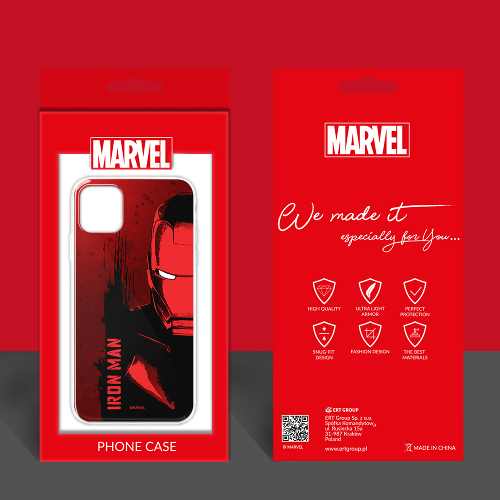 Marvel Lizenz Handyhülle für Iphone 11 Hülle Motiv Iron Man 004