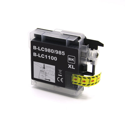 5er Set KuPri XXL Druckerpatronen für Brother DCP-J515W 2x BK je 1x C,M,Y kompatibel zu LC-985