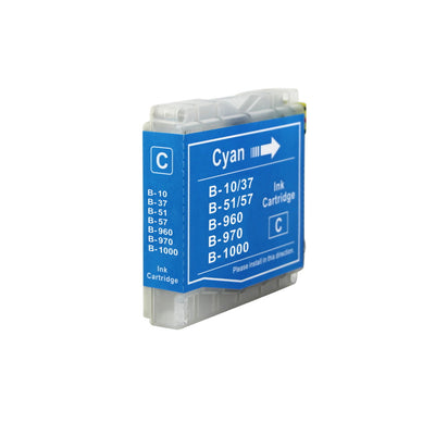 5er Set KuPri XXL Druckerpatronen für Brother DCP-357C 2x BK je 1x C,M,Y kompatibel zu LC-1000