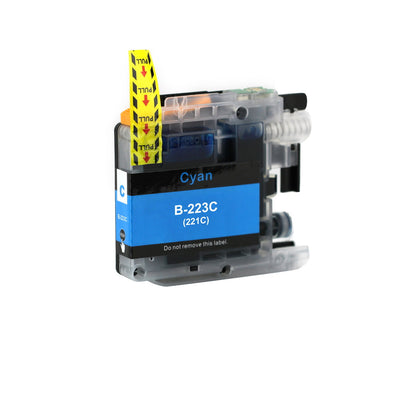 5er Set KuPri XXL Druckerpatronen für Brother DCP-J4120DW 2x BK je 1x C,M,Y kompatibel zu LC-223