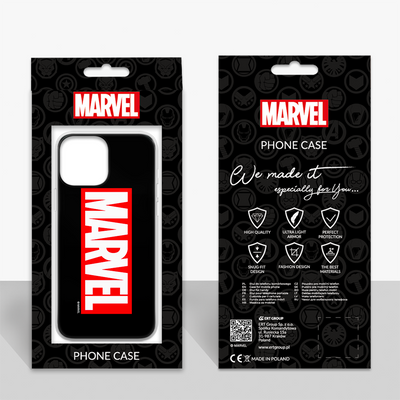 Lizenzhülle Handyhülle für Samsung Galaxy S10 Hülle mit Motiv Marvel 001 Black