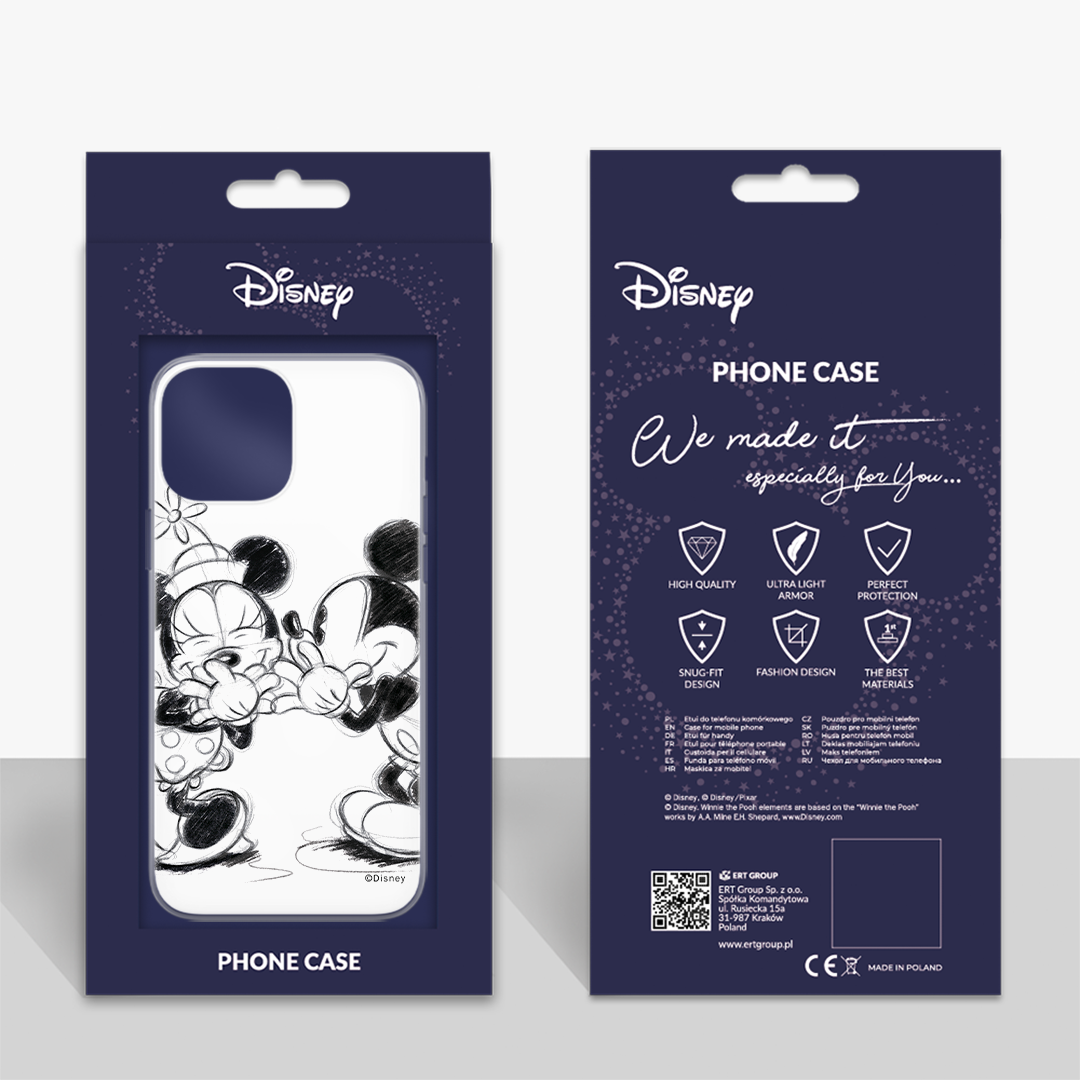 Lizenzhülle Handyhülle für Samsung Galaxy A21s Hülle mit Motiv Mickey & Minnie 010