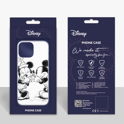 Lizenzhülle Handyhülle für Samsung Galaxy A21s Hülle mit Motiv Mickey & Minnie 010
