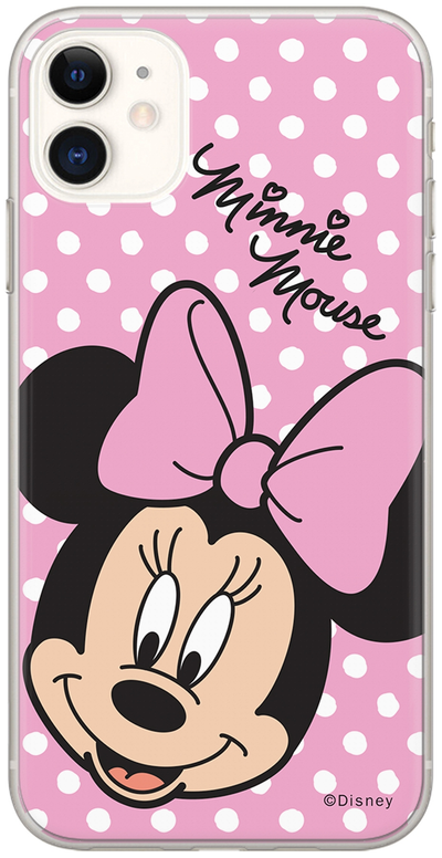 Disney Lizenz Handyhülle für Sony XPERIA Z5 Hülle Motiv Minnie 008 Full Print Pink