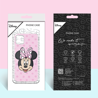 Disney Lizenz Handyhülle für Iphone 11 Hülle Motiv Minnie 057 Pink