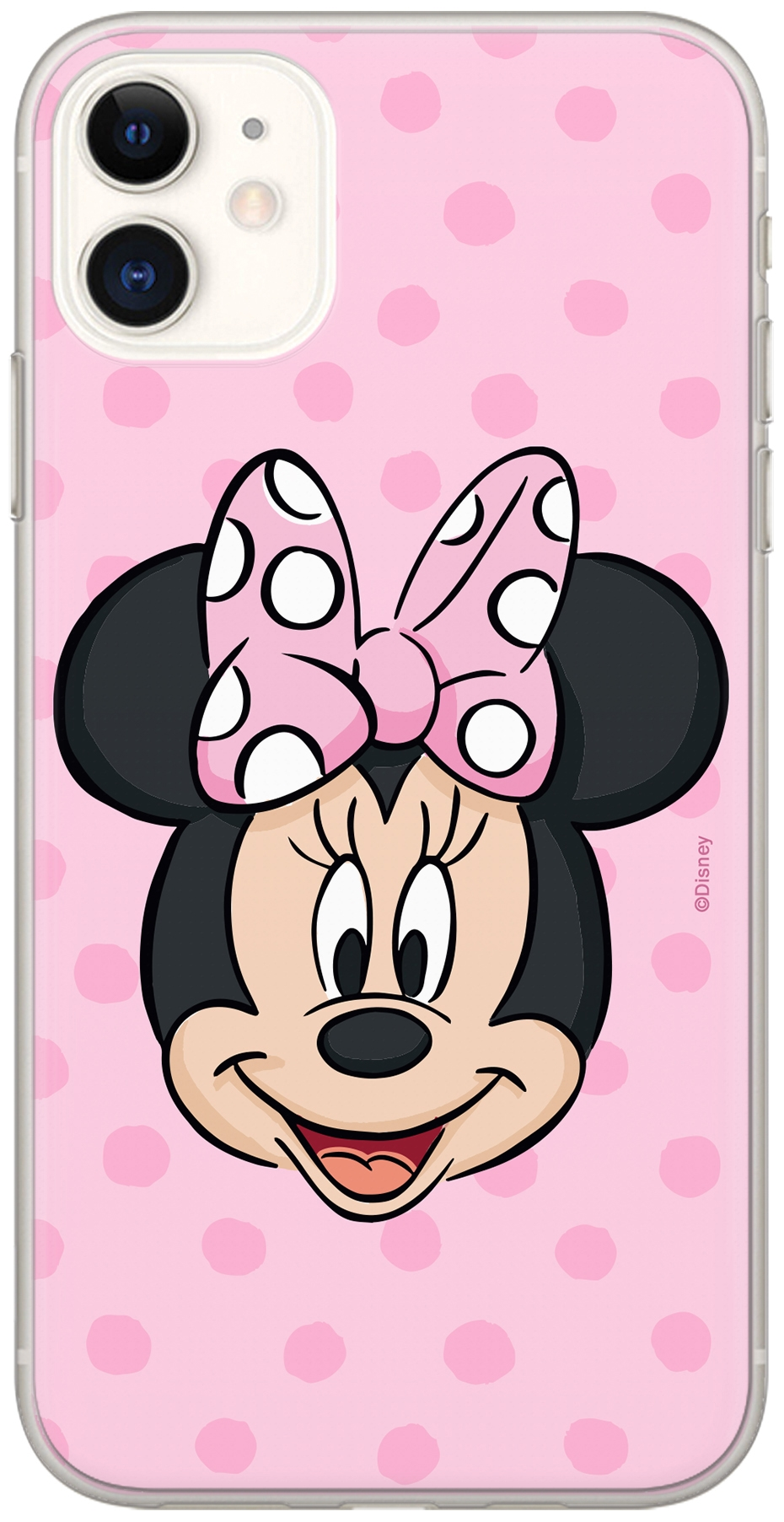 Disney Lizenz Handyhülle für Iphone 12 / 12 PRO Hülle Motiv Minnie 008 Full Print Pink