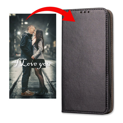 Personalisierte Handyhülle für Samsung Galaxy Xcover 4 / 4s Hülle mit eigenem Design Bild Motiv Smart Magnetic Klapphülle