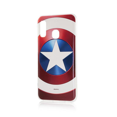 Marvel Lizenz Handyhülle für Samsung Galaxy A51 Hülle Motiv Captain America 025 - handyhuellen.berlin