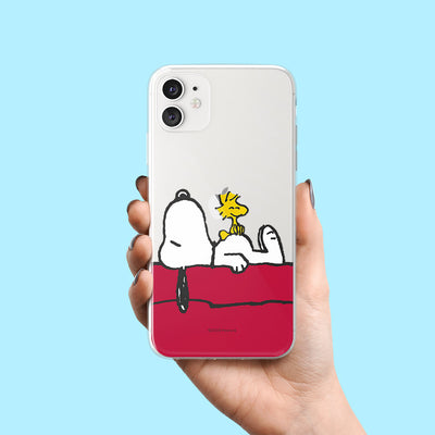 Lizenzhülle Handyhülle für Xiaomi REDMI NOTE 10/ 10S Hülle mit Motiv Snoopy 002