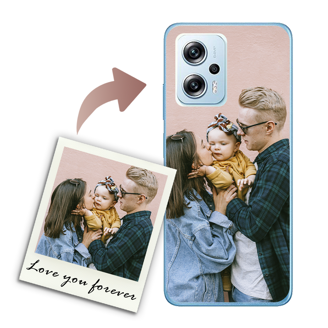 Handyhülle Poco X4 GT selbst gestalten - Silikon Handyhülle